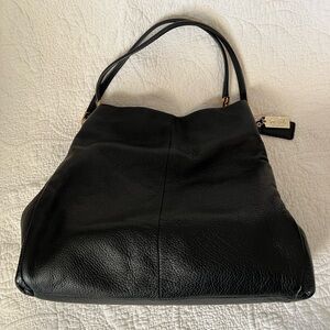 Coach Madison Phoebe Pebbled Leather Shoulder Bag